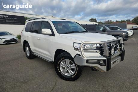 White 2019 Toyota Landcruiser Wagon Lc200 Gxl (4X4)