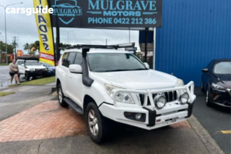 White 2010 Toyota Landcruiser Prado Wagon Gxl (4X4)