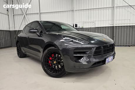 Grey 2021 Porsche Macan Wagon Gts