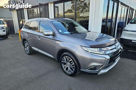 Grey 2017 Mitsubishi Outlander Wagon Es 5 Seat (2Wd)