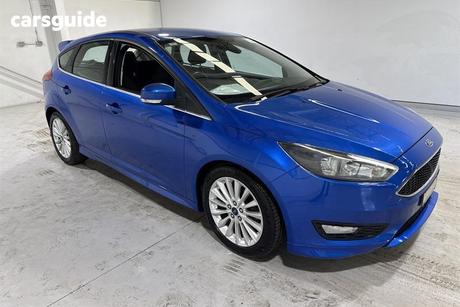 Blue 2016 Ford Focus Hatchback Sport