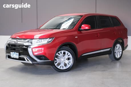 Red 2021 Mitsubishi Outlander Wagon Es 7 Seat (2Wd)