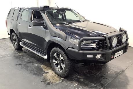 Black 2022 Mazda BT-50 Dual Cab Chassis Xtr (4X4)