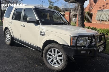 White 2010 Land Rover Discovery 4 Wagon 2.7 Tdv6