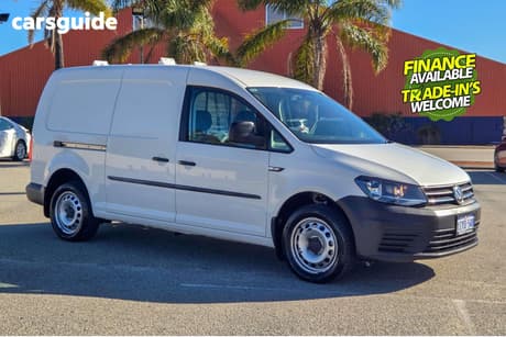 White 2018 Volkswagen Caddy Commercial TSI220 F