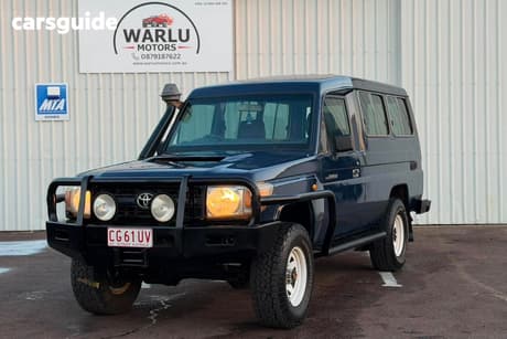 Blue 2012 Toyota Landcruiser Workmate (4X4) 11 Seat