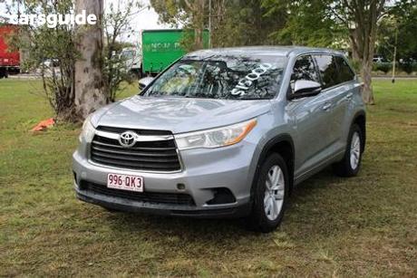 Silver 2014 Toyota Kluger Wagon Gx (4X4)