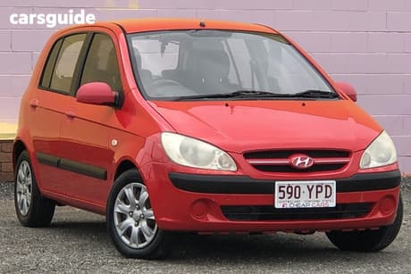 Red 2006 Hyundai Getz Hatchback 1.6
