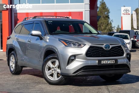 Silver 2022 Toyota Kluger Wagon Gx Hybrid Awd