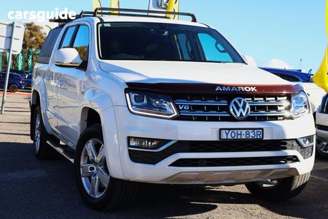 White 2020 Volkswagen Amarok Dual Cab Utility Tdi550 Highline 4Motion (4X4)