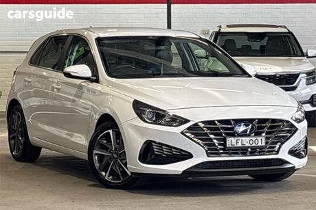 White 2021 Hyundai I30 Hatchback Active