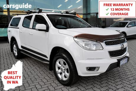 White 2015 Holden Colorado Crew Cab Pickup Ls-X (4X4)
