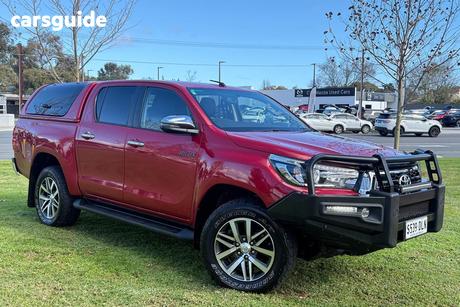 Red 2019 Toyota Hilux Double Cab Pick Up Sr5 (4X4)
