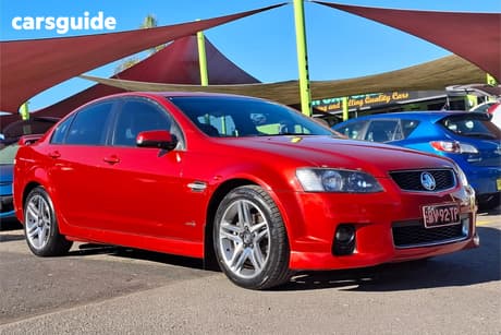Red 2011 Holden Commodore Sedan Sv6