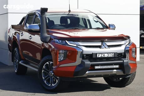 Orange 2019 Mitsubishi Triton Dual Cab Pick-up Toby Price Edition