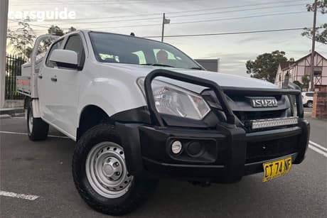 White 2019 Isuzu D-MAX Crew Cab Chassis Sx Hi-Ride (4X2)