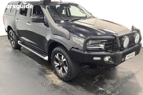 Black 2022 Mazda BT-50 Dual Cab Chassis Xtr (4X4)