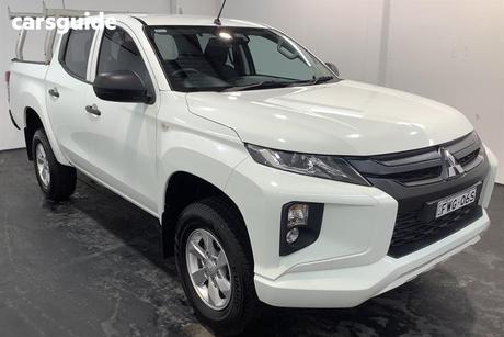 White 2020 Mitsubishi Triton Double Cab Pick Up Glx Adas (4X2)