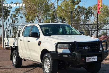 White 2020 Ford Ranger Double Cab Chassis Xl 3.2 (4X4)