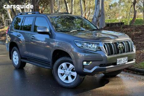 Grey 2020 Toyota Landcruiser Prado Wagon Gxl