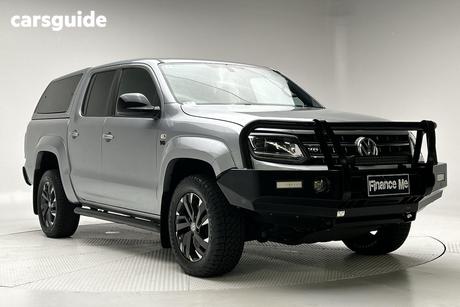Silver 2022 Volkswagen Amarok Dual Cab Utility Tdi580 V6 Black Edtn 4Motion