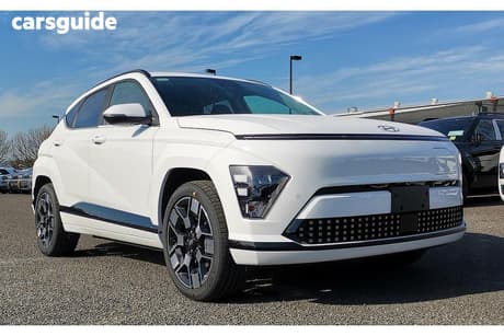 White 2026 Hyundai Kona Wagon Electric Elite Ext Range