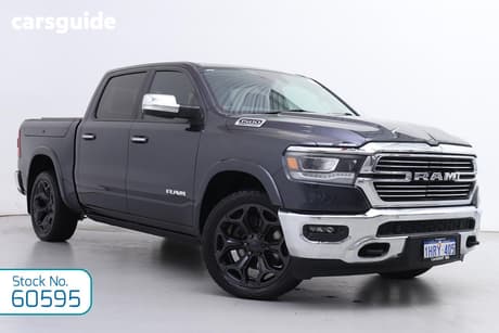 Grey 2022 RAM 1500 Crew Cab Utility Laramie Rambox (Hybrid)