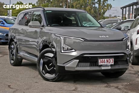 Grey 2024 Kia EV5 Wagon Earth Awd Lr Black