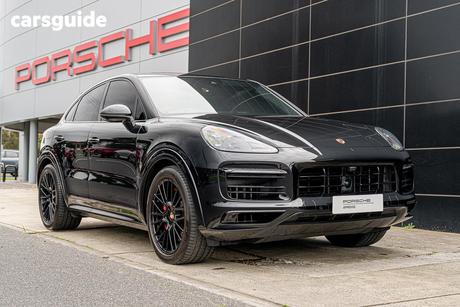 Black 2023 Porsche Cayenne Coupe Gts