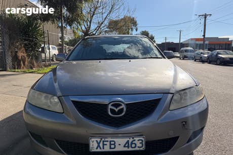 Silver 2002 Mazda 6 Hatchback Luxury