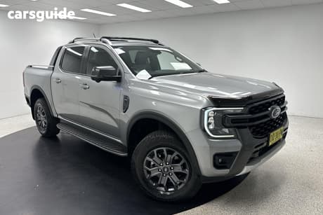 Silver 2022 Ford Ranger Double Cab Pick Up Wildtrak 3.0 (4X4)