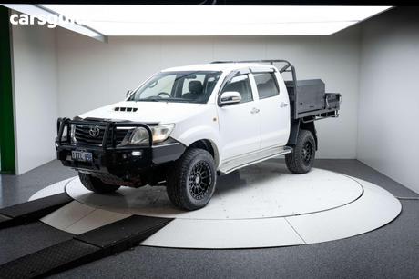 White 2012 Toyota Hilux Dual Cab Pick-up Sr (4X4)