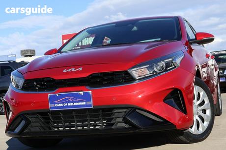 Red 2023 Kia Cerato Hatchback S