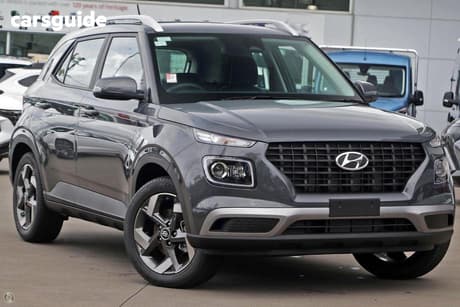 Grey 2025 Hyundai Venue Wagon Elite (Black) Sunroof