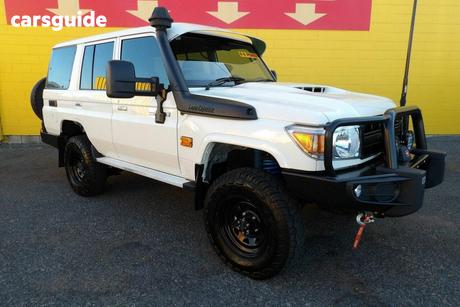 White 2023 Toyota Landcruiser Wagon Lc76 Workmate