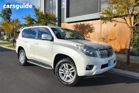 White 2012 Toyota Landcruiser Prado Wagon Kakadu (4X4)