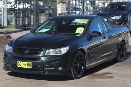 Black 2015 Holden UTE Utility Ss-V Redline