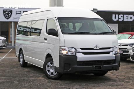 White 2014 Toyota HiAce Bus Commuter
