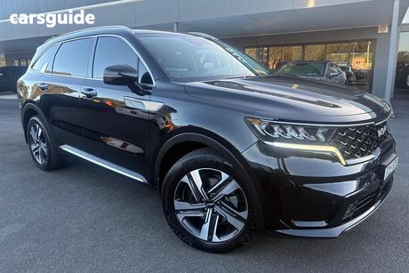 Black 2022 Kia Sorento Wagon Sport+ 7 Seat