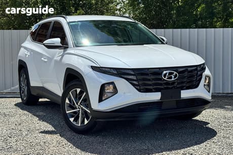 White 2023 Hyundai Tucson Wagon Elite N Line (Awd)