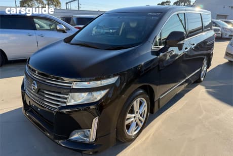 Black 2012 Nissan Elgrand SUV HIGHWAYSTAR PREMIUM