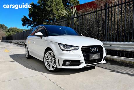 White 2013 Audi A1 Hatchback Sportback 1.4 Tfsi Sport