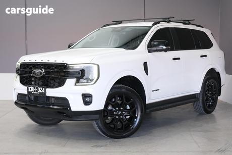 White 2023 Ford Everest Wagon Sport (4Wd)