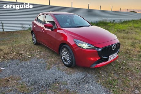 Red 2024 Mazda 2 Hatchback G15 Evolve