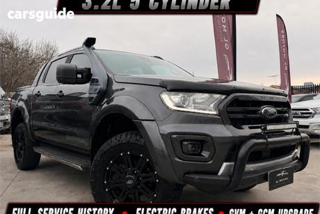 Grey 2019 Ford Ranger Double Cab Pick Up Wildtrak 3.2 (4X4)