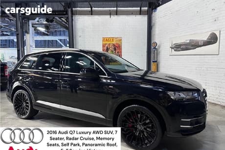Black 2016 Audi Q7 Wagon 3.0 Tdi Quattro