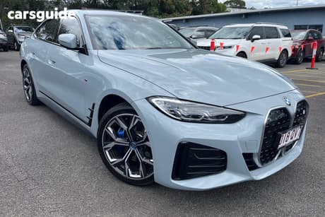 Grey 2022 BMW I4 Coupe Edrive40 M Sport Gran Coupe