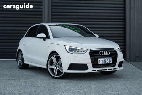 White 2016 Audi A1 Hatchback Sportback 1.8 Tfsi S Line