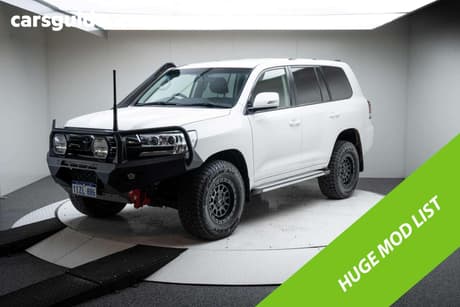 White 2020 Toyota Landcruiser Wagon Lc200 Gxl (4X4)