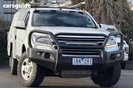 White 2018 Holden Colorado Space Cab Chassis Ls (4X4)